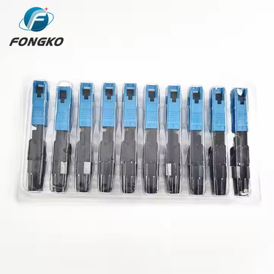 Conector de fibra ótica da tala mecânica rapidamente para o LC/APC