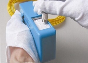 Caixa de ligação de fibra óptica 500x Caixa de limpeza de cassete Caixa de limpeza de fibra óptica