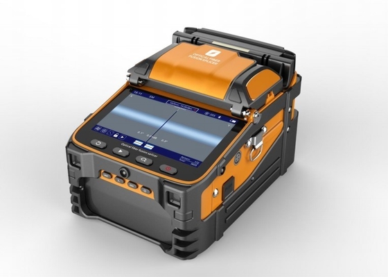 AI-9 6 Motos Splicer de fusão multilíngue Equipamento de fibra óptica Splicer de fusão automático Splicer de fusão de fibra óptica