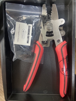 AI-9 6 Motos Splicer de fusão multilíngue Equipamento de fibra óptica Splicer de fusão automático Splicer de fusão de fibra óptica