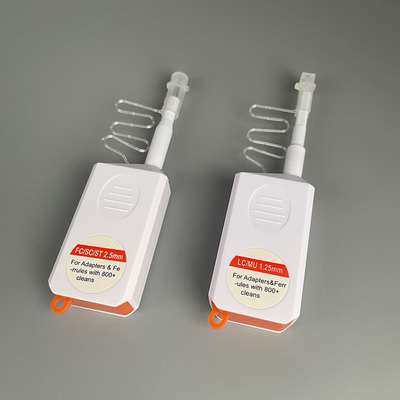 FONGKO FC/SC/ST 2.5mm LC/MU 1.25mm Fibra Óptica Limpeza de caneta Mini Curto módulo óptico Flange Limpeza