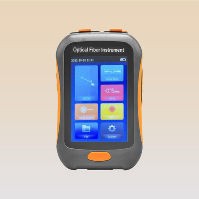 FONGKO Mini OTDR Fibra ativa 1550nm Fibra óptica refletômetro e VFL OLS OPM EventMap 20dB 60/80Km OTDR