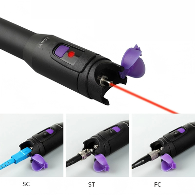 FONGKO Ftth Kit de Ferramentas Visual Fault Cable Laser Light Pen 10mw 650nm Fibra Óptica Laser Pen VFL