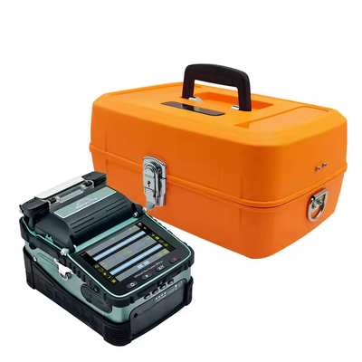 AI-6A + Fusão Splicer Electrode FTTH Fibra Óptica Soldadura Splicing Machine Fibra Óptica Splicing Machine
