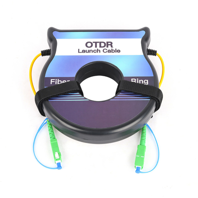 Cabo de Lançamento OTDR FONGKO 150M 300M 500M 1000M 1KM Extensão de Fibra Óptica SM MM Carretel de Cabo de Fibra Óptica OTDR Anel de Cabo de Lançamento
