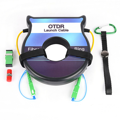 Cabo de Lançamento OTDR FONGKO 150M 300M 500M 1000M 1KM Extensão de Fibra Óptica SM MM Carretel de Cabo de Fibra Óptica OTDR Anel de Cabo de Lançamento
