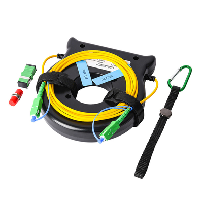 Cabo de Lançamento OTDR FONGKO 150M 300M 500M 1000M 1KM Extensão de Fibra Óptica SM MM Carretel de Cabo de Fibra Óptica OTDR Anel de Cabo de Lançamento