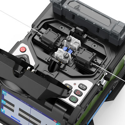 FONGKO Seis motores núcleo para núcleo tronco Fusão de fibra óptica Splicer Full Automatic Inteligente Fibra FTTH máquina de solda