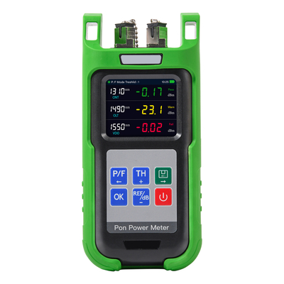 Medidor de Potência de Fibra Óptica FONGKO KPN-35 PON com Função de Teste de Fibra Óptica, VFL e Comprimentos de Onda 1310/1490/1550nm
