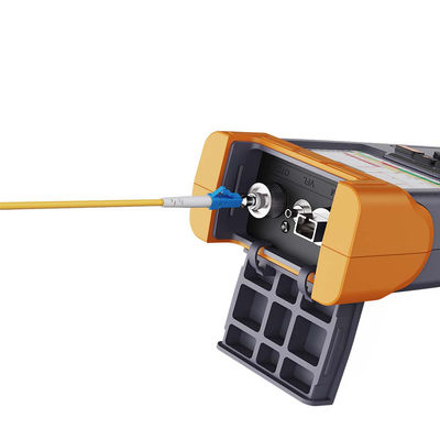 QX55-S 1310/1550 nm mini OTDR fibra host 32/30dB medidor de potência fonte de luz multifunção de fibra óptica tester