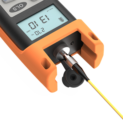Medidor de potência óptica de alta precisão Medidor de alcance de medida Medidor de potência KLS-25 com medidor de potência de fibra óptica FTTH VFL OPM