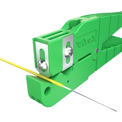 Alicate Decapador de Cabo Coaxial FONGKO 45-164 para Decapar Fios Verde Diâmetro do Cabo 6,4mm a 14,3mm