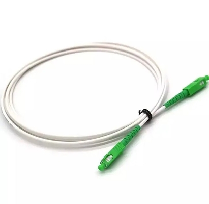 2mm 3mm Pigtails FTTH LSZH Branco Cabo de Fibra Óptica G652D G657A SC/APC Patch Cord de Fibra Óptica
