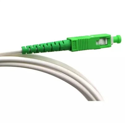 2mm 3mm Pigtails FTTH LSZH Branco Cabo de Fibra Óptica G652D G657A SC/APC Patch Cord de Fibra Óptica