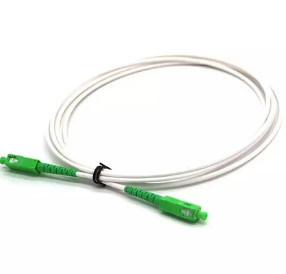 2mm 3mm Pigtails FTTH LSZH Branco Cabo de Fibra Óptica G652D G657A SC/APC Patch Cord de Fibra Óptica