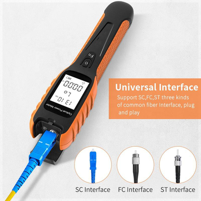 FONGKO 5G OPM G11 Medidor de Potência Óptica Recarregável Novo Dispositivo de Fibra Óptica Conector FC Faixa de Medição -70~+10dbm