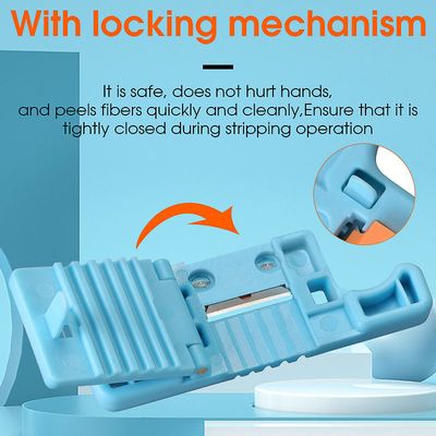 Ferramenta de Acesso de Meio de Vão FTTH FONGKO AUA-05 Decapador Longitudinal de Cabo de Fibra Óptica