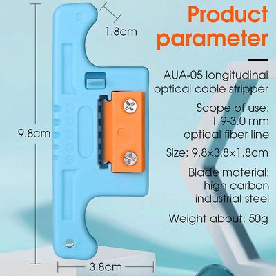 AUA-05 Decapador Solto para Fibra FTTH 1.9-3.0mm Ferramenta de Canalização de Meio de Vão
