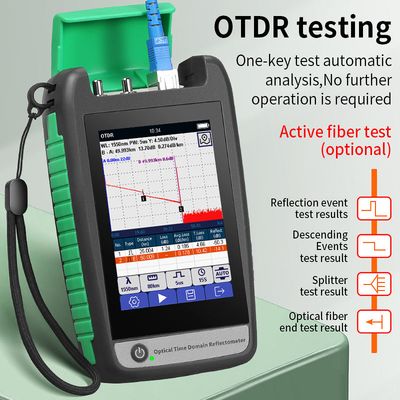 Mini OTDR Tester 1310nm 1550nm 1610nm 1625nm 1650nm Portátil Óptico Time Domain Reflectometer Fibra Óptica Equipamento