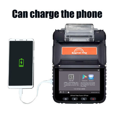 AI-6C 8 Tempo de emolduramento 18s Máquina de solda de fibra de núcleo de aquecimento Seis motores emoldurador de fusão com alinhamento do núcleo