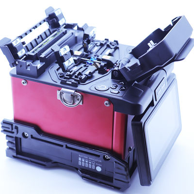 Fibra óptica Fusão Splicer Fibra Óptica Equipamento Fibra Fusão Splicing Machine 4 Motor