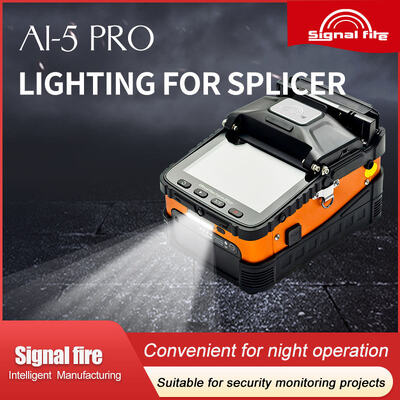 Nova máquina de soldagem de splicer de fusão de fibra de alinhamento de núcleo a núcleo eletromecânico FTTH AI-5Pro