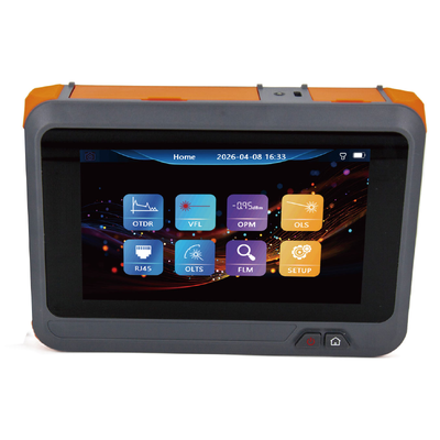 FHO3100 OTDR 1310/1550nm Fibra Óptica OTDR Táctil VFL OLS OPM Mapa de Eventos Ethernet OTDR