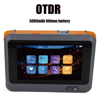 FHO3100 OTDR 1310/1550nm Fibra Óptica OTDR Táctil VFL OLS OPM Mapa de Eventos Ethernet OTDR