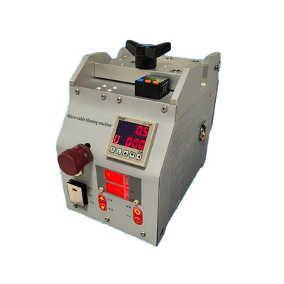 FONGKO Compact Micro Cable Blowing Machine Display Digital Fiber Optic Cable Jetting Machine para Instalação de Micro Duct Telecom