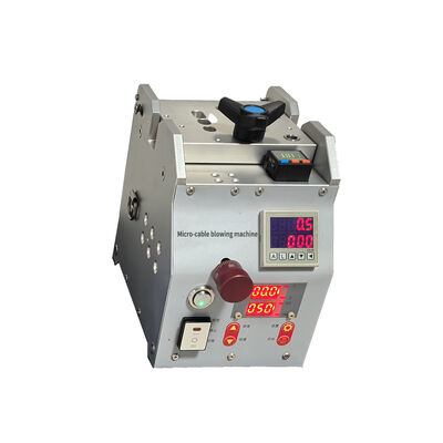 FONGKO Compact Micro Cable Blowing Machine Display Digital Fiber Optic Cable Jetting Machine para Instalação de Micro Duct Telecom