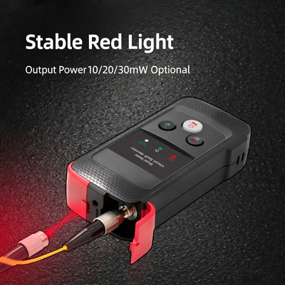 FONGKO 10mW Red Laser Optical Fiber Visual Fault Locator Tool for FTTX/FTTO/FTTH