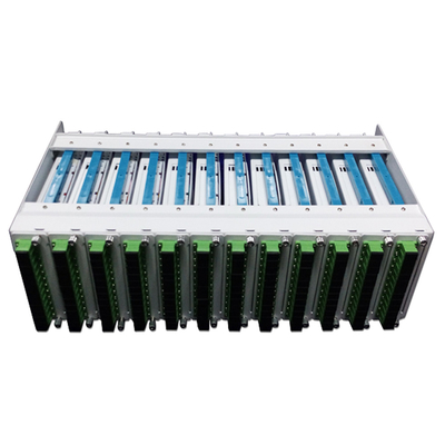 Estrutura Inteligente 1U Fibra Óptica Gerenciador de Cabos 12 Port Patch Panel OEM ignífugo