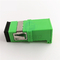 Auto adaptadores da fibra ótica do SC da manutenção programada de Shell Simplex Adapter do verde do obturador SC/APC
