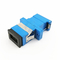 Adaptador azul da fibra ótica do SC da manutenção programada do obturador de SC/UPC Shell Simplex Adapter With Auto