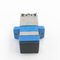 Adaptador simples azul da fibra ótica do SC UPC do milímetro com o obturador para o sistema de rede de FTTX
