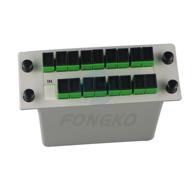 Splitter Óptico Mini Tipo Plc Sc Apc Splitter 1X16 Fibra Óptica inserção para Ftth