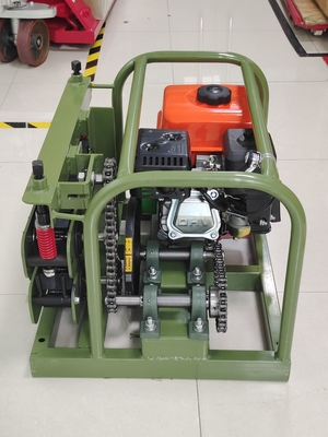 Máquina de puxar cabos de fibra óptica de gasolina para diâmetro de 45 mm