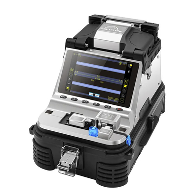 AI-10A Fibra Óptica Splicer de Fusão 6 Motores FTTH máquina de fusão