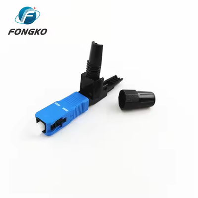 SC UPC APC PC SM Modo Único 55mm Conector Adaptador de Fibra Óptica Conector Rápido