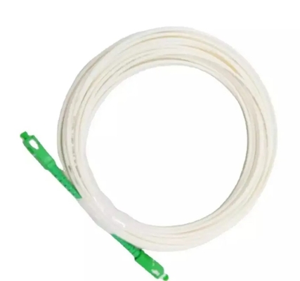 2mm 3mm Pigtails FTTH LSZH Branco Cabo de Fibra Óptica G652D G657A SC/APC Patch Cord de Fibra Óptica