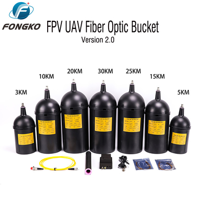 Kit de Liberação de Fibra Óptica para Drone FPV FONGKO 3/5/10/15/20/30KM Fibra Óptica para Drone FPV