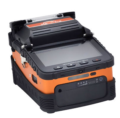 AI-6C 8 Tempo de emolduramento 18s Máquina de solda de fibra de núcleo de aquecimento Seis motores emoldurador de fusão com alinhamento do núcleo