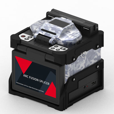 Máquina de Fusão de Fibra Óptica, Emenda de Fibra Óptica, Equipamento de Fibra Óptica, 6 Motores