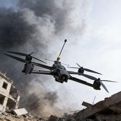 FONGKO Drone FPV de 7 polegadas e 10 polegadas, Drones Prosumer, Drone de Corrida