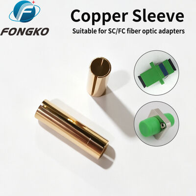 FONGKO País de Origem Japão Adaptador de fibra óptica SC/FC Manga de cobre MM E TIPO MANGO 11.4 Tubos ocos de latão