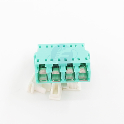 Conector de anteparo Shuttered quadrilátero do Lc do adaptador do cabo de fibra ótica OM3 para CATV
