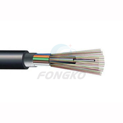 Cabo de fibra ótica exterior de Gyta do cabo pendente de FONGKO Ftth para o encanamento