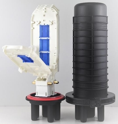 Caixa exterior do fechamento FTTH do divisor da fibra ótica das bandejas IP68 2 fixada na parede