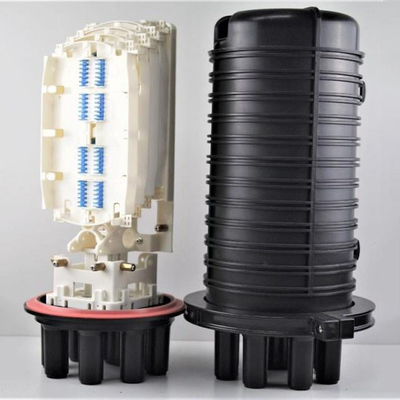 1 vertical da abóbada de Tray Fiber Optic Joint Closure Ftth da tomada 8 da entrada 6 exterior
